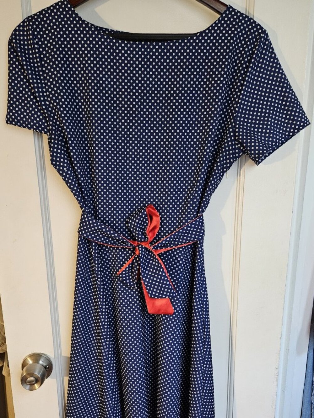 Polka Dot Vintage-Inspired Dress